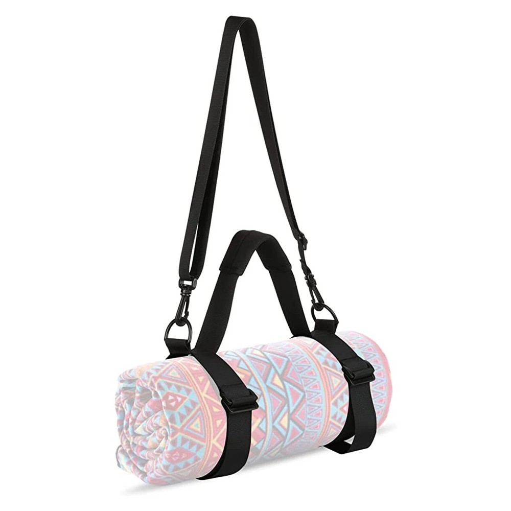 SHTCSZBA Yoga Mat Strap Portable Mat Sling Picnic Blanket Strap with Adjustab…
