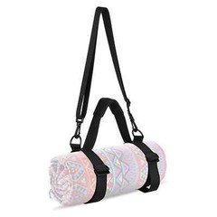 SHTCSZBA Yoga Mat Strap Portable Mat Sling Picnic Blanket Strap with Adjustab…