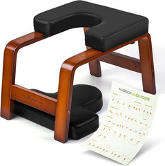 BODY RHYTHM Yoga Headstand Bench, Yoga Inversion Chair, Headstand Trainer for Re