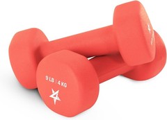 Neoprene Coated Dumbbell Hand Weight Sets of 2 Multiple Weight Options W/ 15