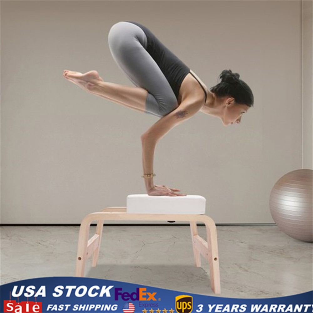 Yoga Headstand Stool Bench Stand Inversion Chair Fitness Inversion Exercise Gym