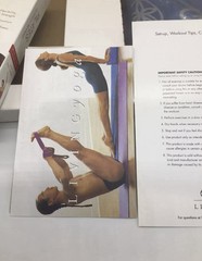 Vintage GAIAM Pilates Bodyband Workout Kit Toning W/VHS Video & Bands New w Box