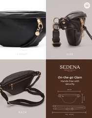 Anti Pickpocket Bag – RFID Crossbody Bag for Travel, Adjustable Strap Multipl…