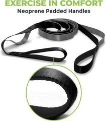 Yoga and Therapy Stretch Strap with 12 Loops – Designed for Maximum Comfort