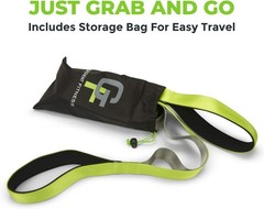 Durable 12 Loop Stretch Strap – Ideal for Physical Therapy, 8′ with Soft Handles
