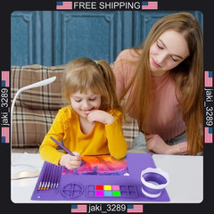 DIYDEC Silicone Art Mat 20×16 Inch – Large Silicone Painting Mat with