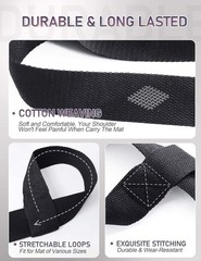 Adjustable Yoga Mat Carrier Strap – Comfortably Carry Your Mat Hands-Free