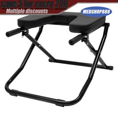 Black Yoga Headstand Bench Upside Down Chair for Balance Training Exercise US