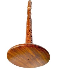 Wooden Yoga Trataka Candle Stand for Opening Third Eye Meditation US