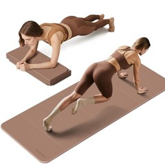 PAIDU Foldable Fitness Yoga Mat | 2/5″ 10MM Extra Thick | SGS Certified NonSl…