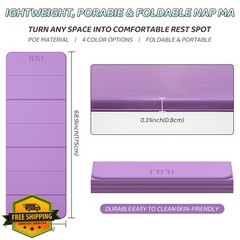 ilili yoga mat Violet TPE non-slip