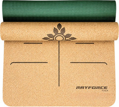 Hot Yoga PRO Cork Mat – 6MM Thick, Sweat-Activated Non-Slip Grip