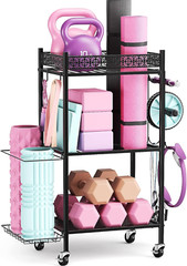 Yoga Mat Storage Rack, Home Gym Storage Rack Yoga Mat Holder, Workout Storage f