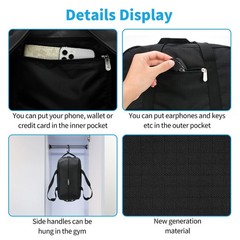 Apenze Small Gym Bag 14 inch lightweight Carry On Mini Duffel Bag for Travel …