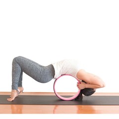 1pc Double Colors Yoga Wheel For Back Bending, Non-Slip