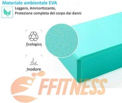 Yoga Brick 2 Yoga Bricks made of Eva Foam, Eco-Friendly, Purple