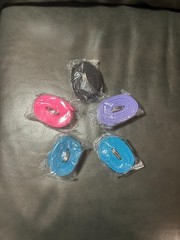Lot of 5 Yoga Straps 6 Foot Long Multiple Colors Yoga Studio Giveaway Giftbags