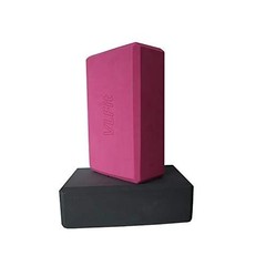 Set of 2 Yoga Blocks/Yoga Block Choose Your Color and Size GREY and PINK