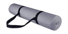 All Purpose 1/4-Inch High Density Anti-Tear Exercise Yoga Mat with Carrying S…