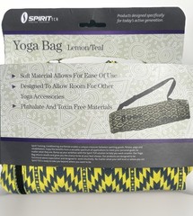 SPIRIT TCR YOGA Mat BAG LEMON/TEAL 024001 South Western Zipper Pockets