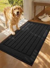 Doormat Indoor 50x90cm – Machine Washable, Non Slip and Absorbent Schmu…