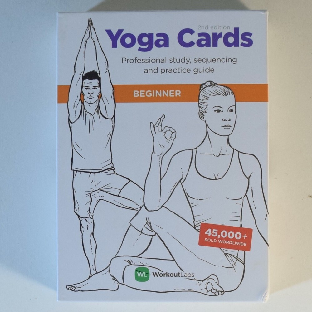 Yoga Cards 2nd Edition : Beginner – Study Sequencing & Practice – Workout Labs