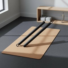 11 Pieces Pilates Tension Bar Adjustable Fitness Gear Beginner-Accessible