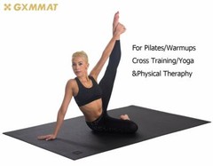 Gxmmat Large Yoga Mat 72″x 48″(6’x4′) x 7mm for Pilates Stretching Home Gym Work
