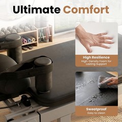 86.6” Foldable Pilates Equipment, Pilates Reformer Machine Suitable for Height o