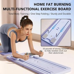 Pilates Board – 2026 Pilates Reformer Set, Multi-Purpose Foldable 9-in-1