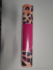 Terez Yoga Pilates Mat Painted Cheetah 5mm Thick Non Slip Multicolor 24”x64”