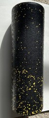 Day1Fitness High Density Muscle Foam Rollers – Speckled Yellow 18 in Fitness