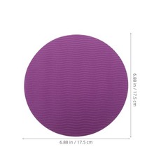 4Pcs Reusable Yoga Knee and Elbow Pads Purple Tpe Nonslip Cushions for Workout
