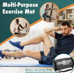 Fitness Green Exercise Mat with Carry Strap