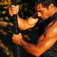 The Huang Yunming yoga stick is made of sturdy steel that is 5 feet high and …