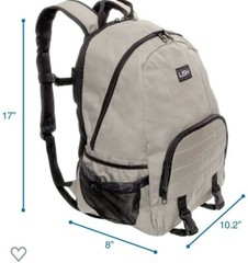 Lish Black Cycling Backpack Multipurpose Lightweight Gym Tote
