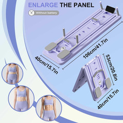 Pilates Reformer Board Machine Upgraded with Pilates Bar Foldable 7 in 1 Home Pi