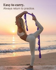 Versatile Physical Therapy Strap with Loops – Yoga & Rehab Essentials 75″