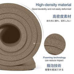 Thick Yoga Mat Non Slip, Large Size 72″ L x 32″ W x 0.6″ TH, Premium Exercise…