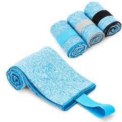 KISS QUEEN 3 Pack Microfiber Gym Towel Quick Dry Sweat Standard, 3 Pack(blue)