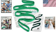 75″ Physical Therapy Stretching Strap with Loops for Effective Muscle Recovery