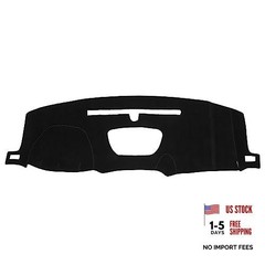 Dash Cover Mat Fit for Chevy Silverado 1500 2500HD 3500HD 2019-2025 Black