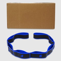 Fitness Tension Band for Stretching & Yoga 8 Segments Numbered Yoga Strap Band