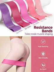 Home Pilates Ring and Ball Set for Women with 5 Resistance Bands 13 inch Magi…