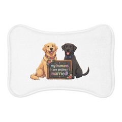 Pet mat dog cat engagement married wedding