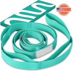 Correa de estiramiento para fisioterapia, 10 bucles, no elástica, ideal para