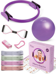 Pilates Equipment – 10-In-1 Pilates Ring and Ball Set | Home Pilates Essentials