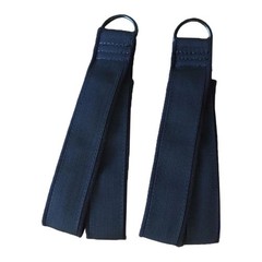 2x Pilates Double Loop Straps Fitness Straps Yoga Multifunctional with D Rings
