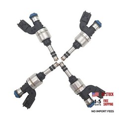 JSD9-B2 FJ1154 4Pcs Set Fuel Injectors 6 Holes Replacement for Buick LaCrosse