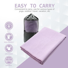 2 Pack Hot Yoga Towel with Grip Dot, Non Slip Yoga Mat Towe Sweat Absorbent Towe